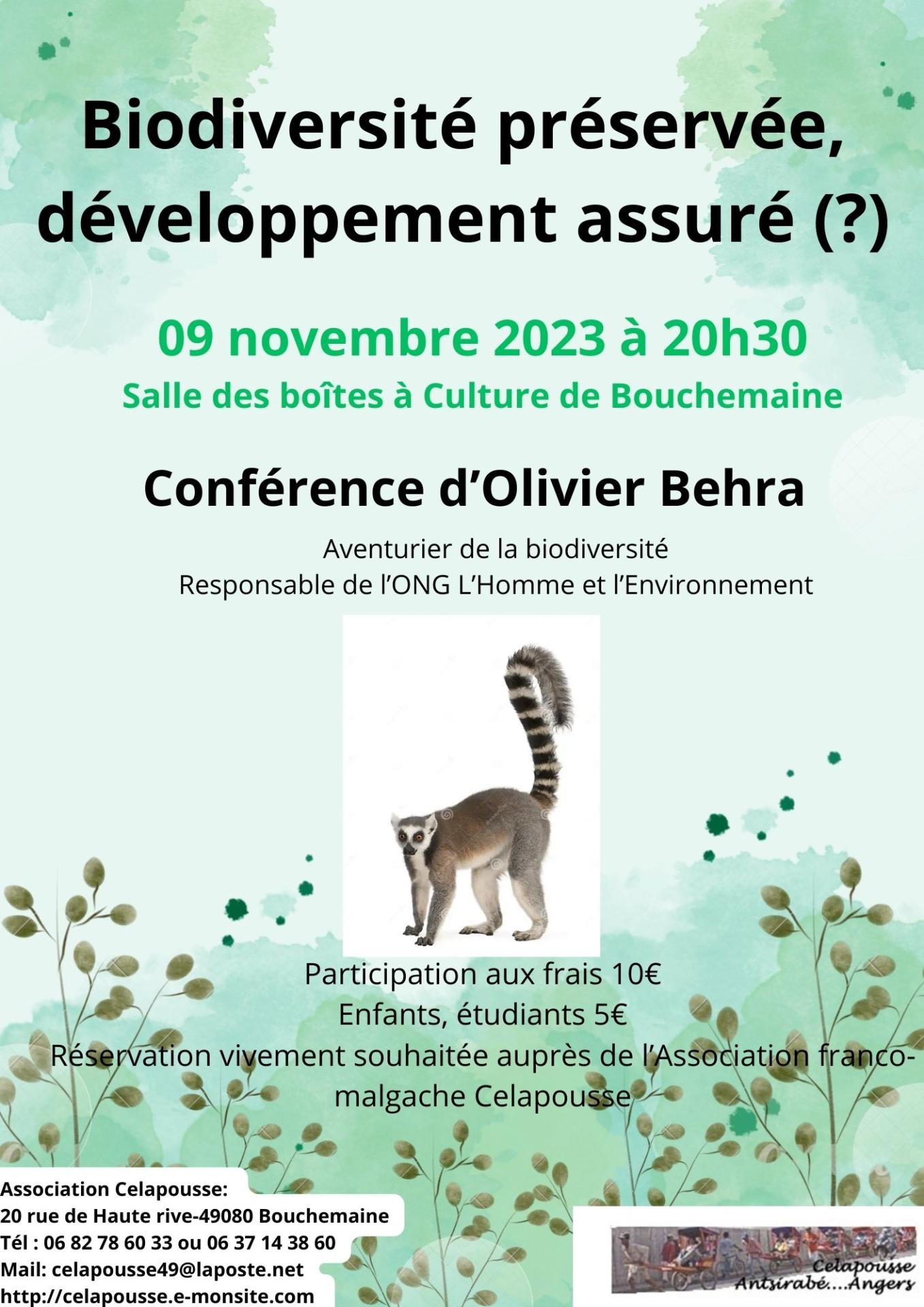 Affiche conference olivier behra 9 novembre 2023 modifiee ajout etudiants changement telephone 1